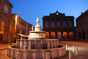 Rimini Italy Piazza Cavour