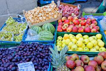 Various fresh fruits