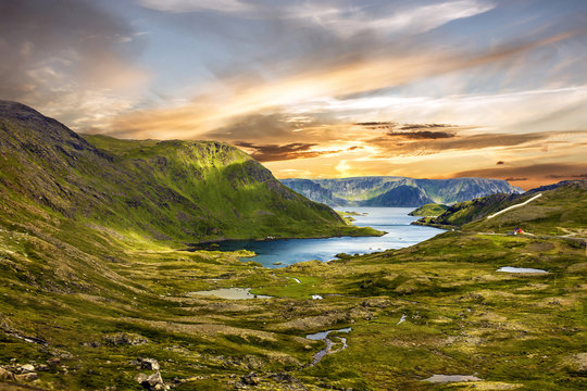 North Cape, Honningsvag, Norway beyond the Arctic Circle.