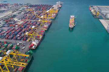 Fototapeta premium Logistic port