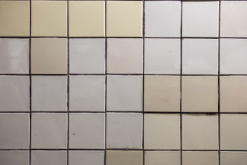Yellow Old Tiles Background