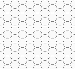 Seamless gray pattern_Geometric honeycomb structure #Vector graphics