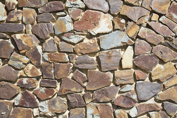 Background of stone wall texture photo