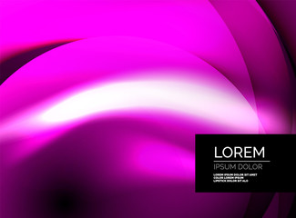 Shiny vector silk wave abstract background