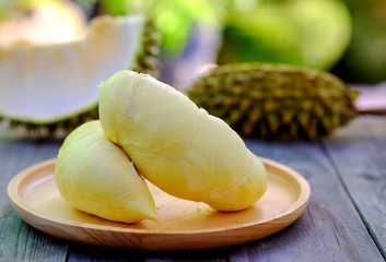 Durian king of fruits for summer.