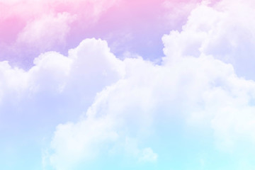 słońce i chmura tła w pastelowych kolorach - 151791733