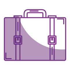 suitcase travel isolated icon vector illustration design
