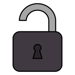 safe secure padlock icon vector illustration design