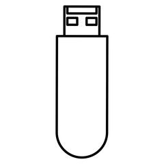 usb memory isolated icon vector illustration design