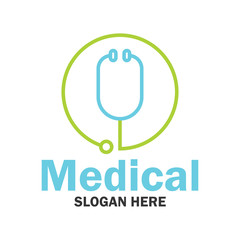 medical, pharmacy logo with text space for your slogan / tag line, vector illustration