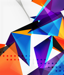 3d triangles geometric vector