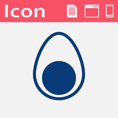 Vector egg icon. Food icon. Eps10