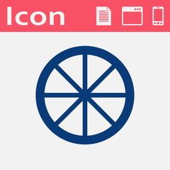 Vector citrus icon.  Food icon. Eps10