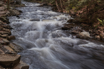 Naklejka premium Ricketts Glen State Park, Benton, Pennsylvania, USA