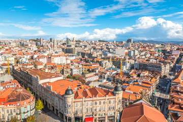 Naklejka na ściany i meble City of Porto in Portugal