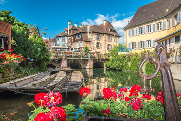 Colmar town in Alsace France