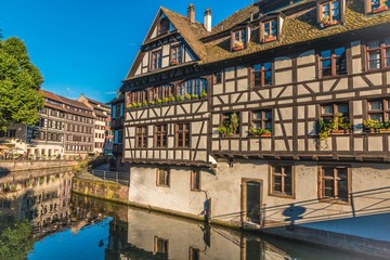 Old houses in Strasbourg France
