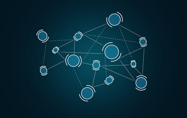 diagram of a social network abstraction
