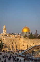 Fototapeta na wymiar The dome of rock in Jerusalem
