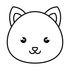 cute and tender hamster kawaii style vector illustration design