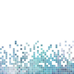abstract vector square pixel mosaic background