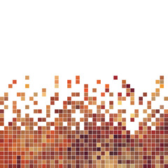 abstract vector square pixel mosaic background