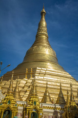 Fototapeta premium Shwe Dagon Pagoda in Myanmar