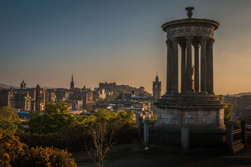 Sunrise view of Edinburgh
