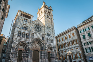 Fototapeta na wymiar Genoa Cathedral