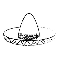mexican hat isolated icon vector illustration design