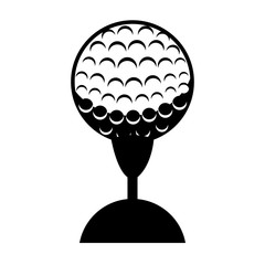 golf sport ball icon vector illustration design