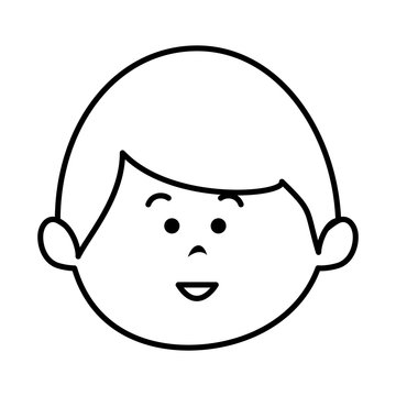 little baby avatar character vector illustration design