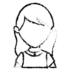 beautifull mother avatar character vector illustration design