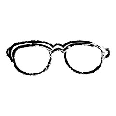 eye glasses isolated icon vector illustration design