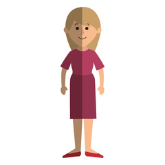 beautifull mother avatar character vector illustration design
