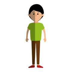 young father avatar character vector illustration design