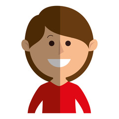 beautifull mother avatar character vector illustration design