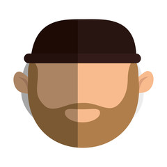 young father avatar character vector illustration design