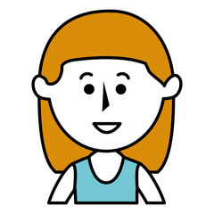 beautifull mother avatar character vector illustration design