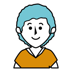 Obraz premium young father avatar character vector illustration design