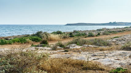 Rocky beach in Ayia Napa