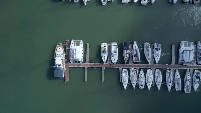 Yacht Marina in England at High Tide