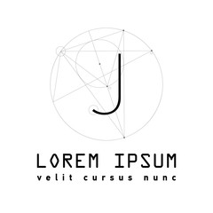 Letter M Logo . Alphabet design