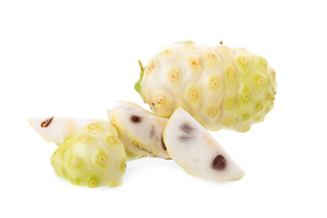 Exotic Fruit Noni on a white background