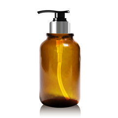 Realistic bottle of liquid soap.
