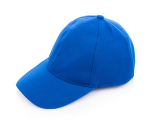 blue hat isolated on white background