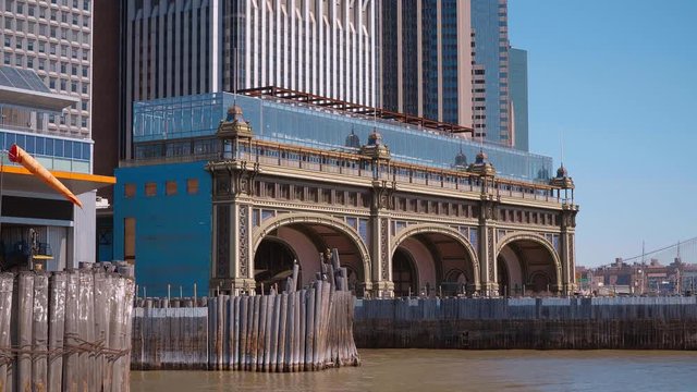 Staten Island Ferry Terminal in Manhattan New York