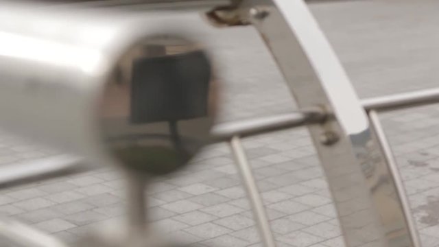 Reflection of Passing Cars
