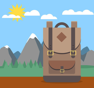 Rucksack Backpack Vektor Grafik Illustration
