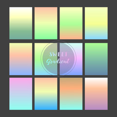 Light blue,green,pink,yellow and orange gradient background